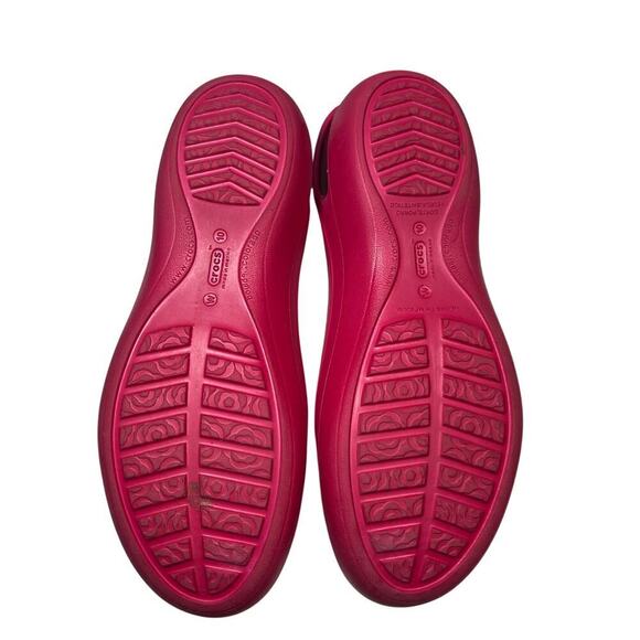 Crocs Hot Pink Slingbacks Size 10 - Picture 8 of 8